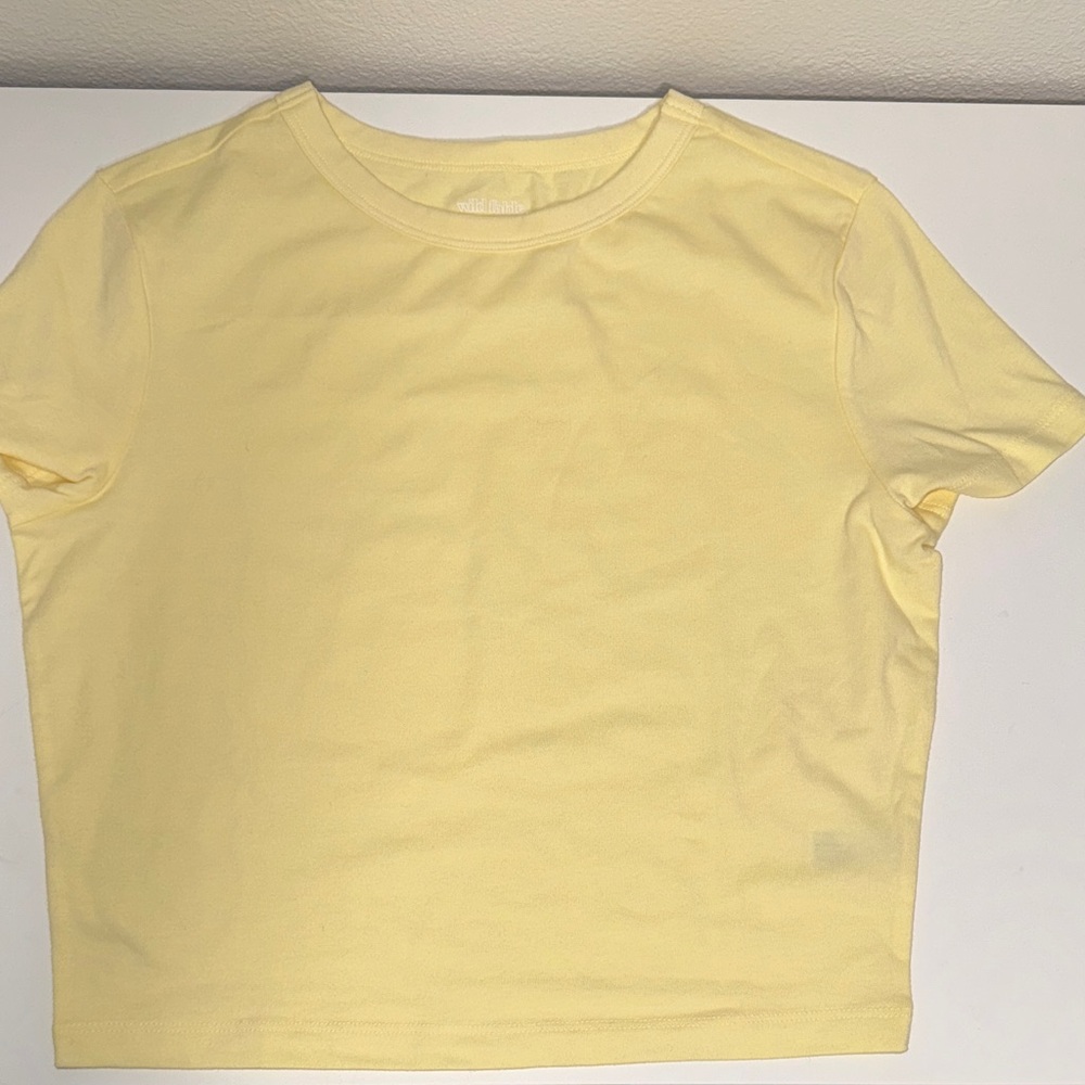 Wild Fable Light Yellow Tee